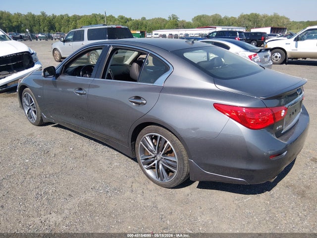 2016 Infiniti Q50 3.0t Premium/3.0t Sport მანქანა იყიდება აუქციონზე, vin: JN1EV7AR4GM346703, აუქციონის ნომერი: 45154095