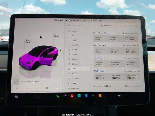 45154109 :رقم المزاد ، 7SAYGDEE0RA332223 vin ، 2024 Tesla Model Y Long Range Dual Motor All-wheel Drive مزاد بيع