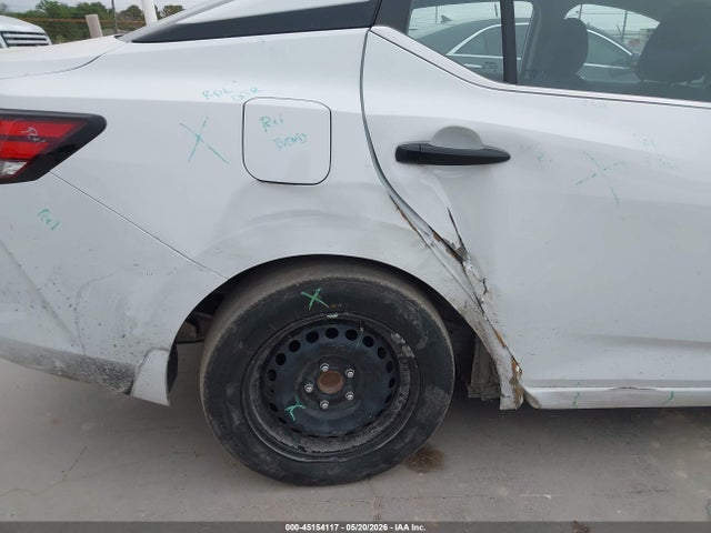 2025 Nissan Sentra S მანქანა იყიდება აუქციონზე, vin: 3N1AB8BVXSY416977, აუქციონის ნომერი: 45154117