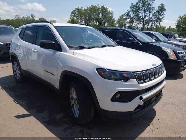 Auction sale of the 2022 Jeep Compass Latitude Lux 4x4, vin: 3C4NJDFB7NT236352, lot number: 45154163