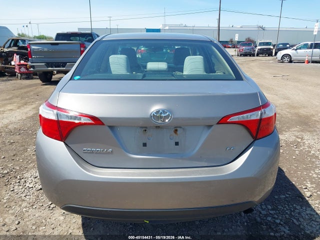 Продажа на аукционе авто 2015 Toyota Corolla Le, vin: 2T1BURHE9FC307473, номер лота: 45154431