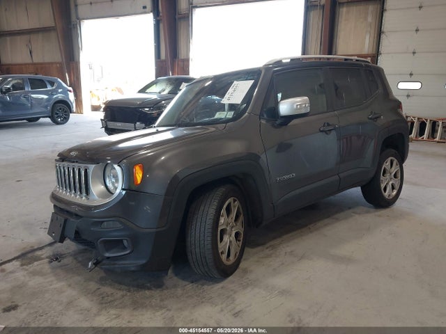 2016 Jeep Renegade Limited მანქანა იყიდება აუქციონზე, vin: ZACCJBDT2GPC76601, აუქციონის ნომერი: 45154557