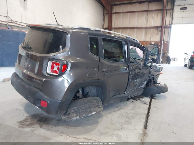 2016 Jeep Renegade Limited მანქანა იყიდება აუქციონზე, vin: ZACCJBDT2GPC76601, აუქციონის ნომერი: 45154557