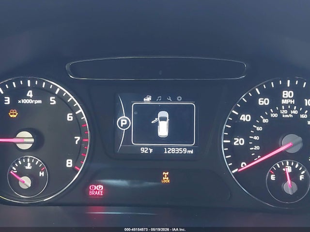 45154573 :رقم المزاد ، 5XYPGDA39GG104663 vin ، 2016 Kia Sorento 2.4l Lx مزاد بيع