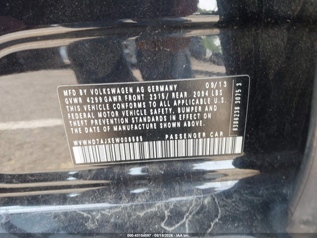 Aukcja sprzedaży 2014 Volkswagen Gti Driver's Edition, vin: WVWHD7AJXEW008585, numer aukcji: 45154597