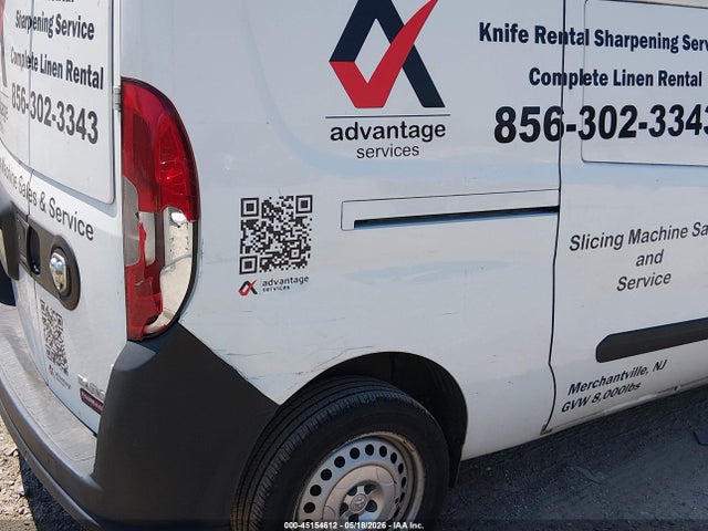Продаж на аукціоні авто 2017 Ram Promaster City Tradesman, vin: ZFBERFABXH6E34648, номер лоту: 45154612
