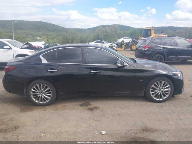 45154614 :رقم المزاد ، JN1EV7AR2KM554734 vin ، 2019 Infiniti Q50 3.0t Luxe مزاد بيع