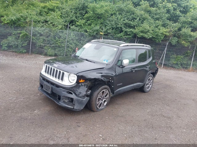 2016 Jeep Renegade Limited მანქანა იყიდება აუქციონზე, vin: ZACCJADT3GPC47795, აუქციონის ნომერი: 45154619