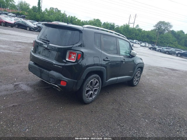2016 Jeep Renegade Limited მანქანა იყიდება აუქციონზე, vin: ZACCJADT3GPC47795, აუქციონის ნომერი: 45154619