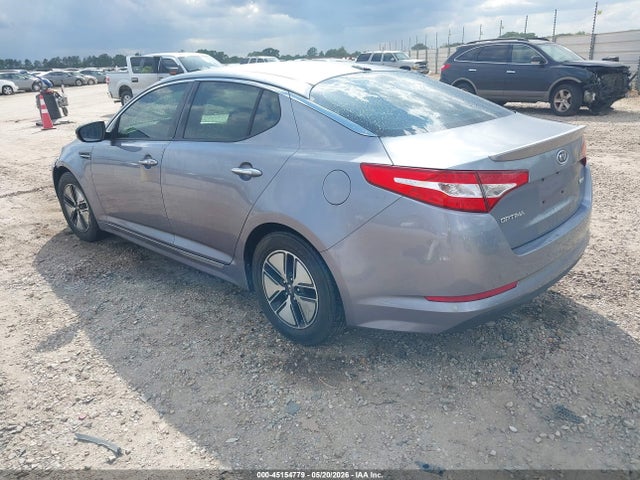 2012 Kia Optima Hybrid Ex მანქანა იყიდება აუქციონზე, vin: KNAGM4AD5C5011527, აუქციონის ნომერი: 45154779