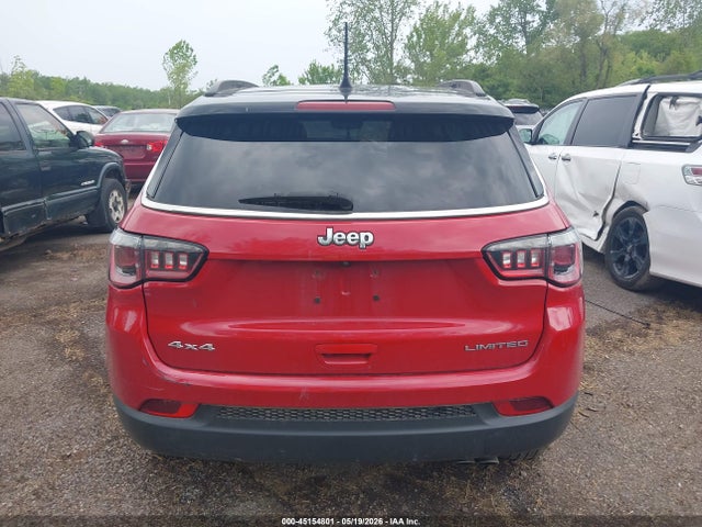 Продажа на аукционе авто 2018 Jeep Compass Limited 4x4, vin: 3C4NJDCB4JT153363, номер лота: 45154801