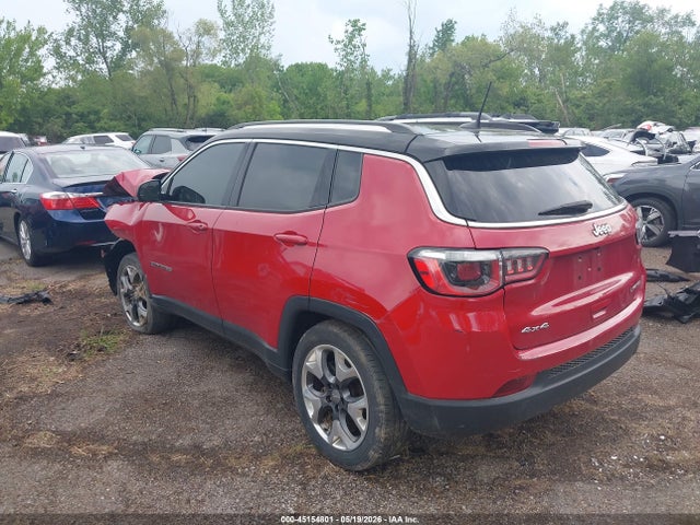 Продажа на аукционе авто 2018 Jeep Compass Limited 4x4, vin: 3C4NJDCB4JT153363, номер лота: 45154801