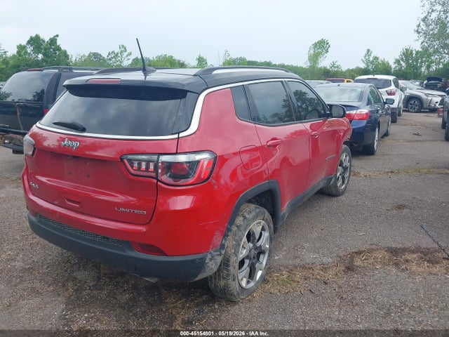 Продажа на аукционе авто 2018 Jeep Compass Limited 4x4, vin: 3C4NJDCB4JT153363, номер лота: 45154801