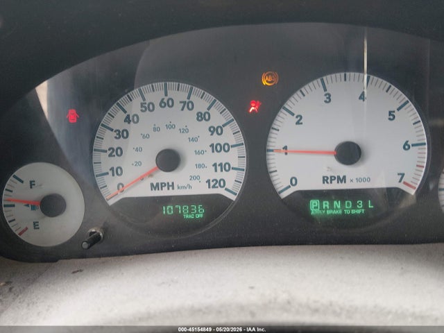 45154849 :رقم المزاد ، 2D4GP44L55R207764 vin ، 2005 Dodge Grand Caravan Sxt مزاد بيع