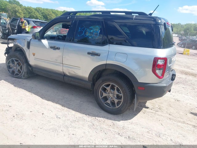 2023 Ford Bronco Sport Badlands მანქანა იყიდება აუქციონზე, vin: 3FMCR9D90PRD11319, აუქციონის ნომერი: 45155038