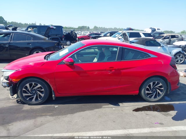 2016 Honda Civic Lx მანქანა იყიდება აუქციონზე, vin: 2HGFC4B57GH301082, აუქციონის ნომერი: 45155039