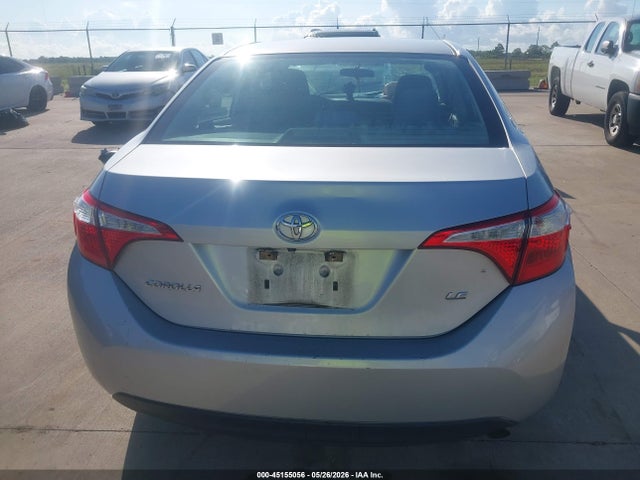 2016 Toyota Corolla Le მანქანა იყიდება აუქციონზე, vin: 5YFBURHE1GP402093, აუქციონის ნომერი: 45155056