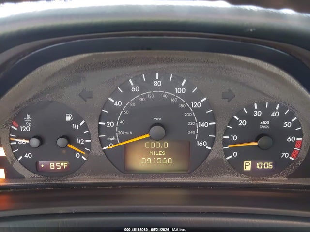 45155060 :رقم المزاد ، WDBLK65G8YT038584 vin ، 2000 Mercedes-benz Clk 320 مزاد بيع
