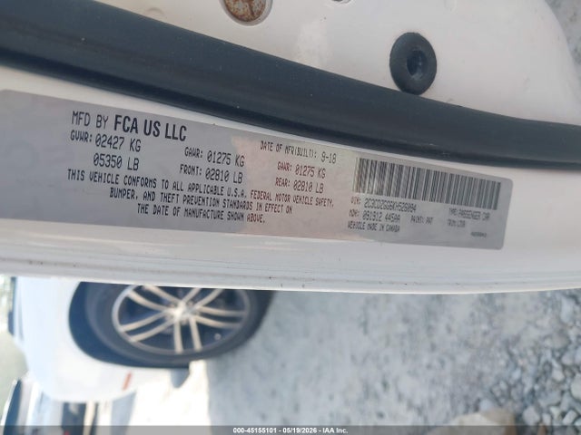 2019 Dodge Challenger Sxt Awd მანქანა იყიდება აუქციონზე, vin: 2C3CDZGG6KH526094, აუქციონის ნომერი: 45155101
