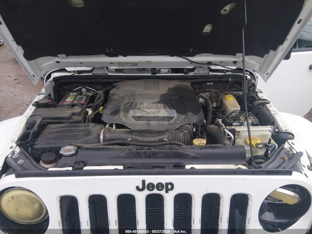 45155103 :رقم المزاد ، 1C4BJWEG4EL216177 vin ، 2014 Jeep Wrangler Unlimited Polar Edition مزاد بيع