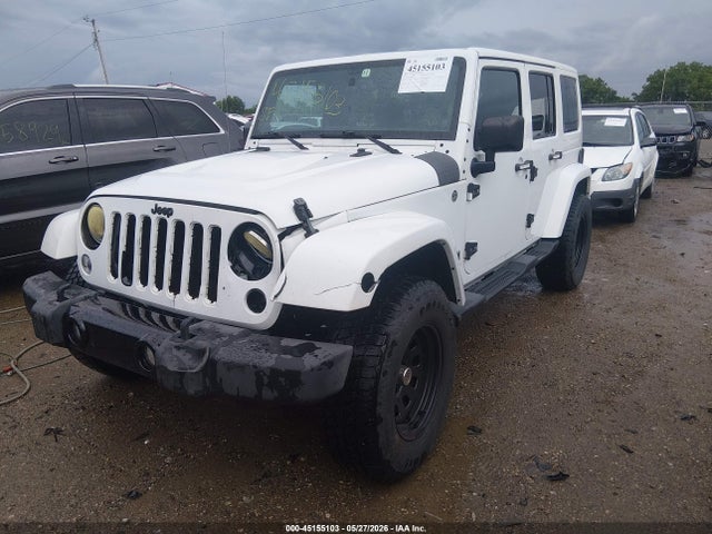 45155103 :رقم المزاد ، 1C4BJWEG4EL216177 vin ، 2014 Jeep Wrangler Unlimited Polar Edition مزاد بيع