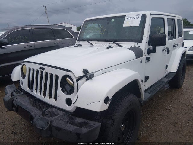 45155103 :رقم المزاد ، 1C4BJWEG4EL216177 vin ، 2014 Jeep Wrangler Unlimited Polar Edition مزاد بيع