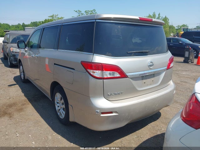 2011 Nissan Quest S მანქანა იყიდება აუქციონზე, vin: JN8AE2KP5B9012983, აუქციონის ნომერი: 45155117