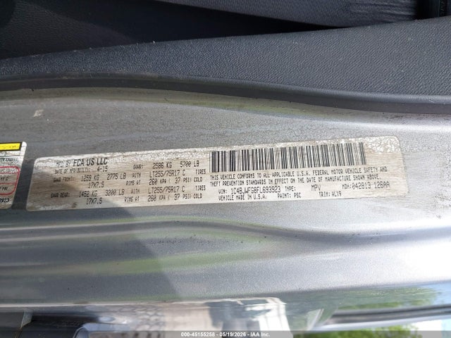 2015 Jeep Wrangler Unlimited Rubicon მანქანა იყიდება აუქციონზე, vin: 1C4BJWFG8FL693923, აუქციონის ნომერი: 45155258