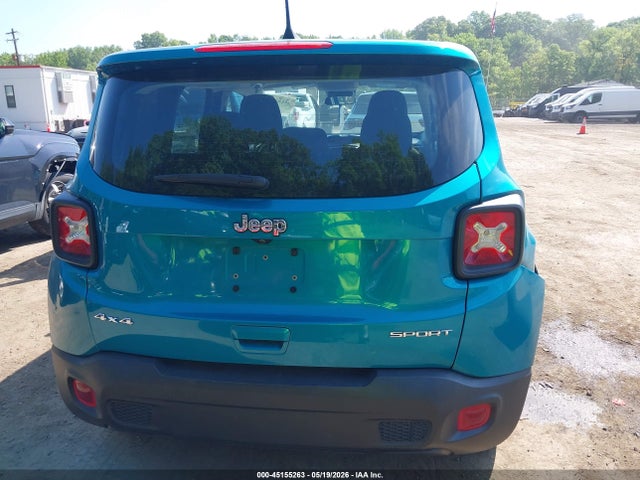 2021 Jeep Renegade Sport 4x4 მანქანა იყიდება აუქციონზე, vin: ZACNJDAB3MPM17989, აუქციონის ნომერი: 45155263