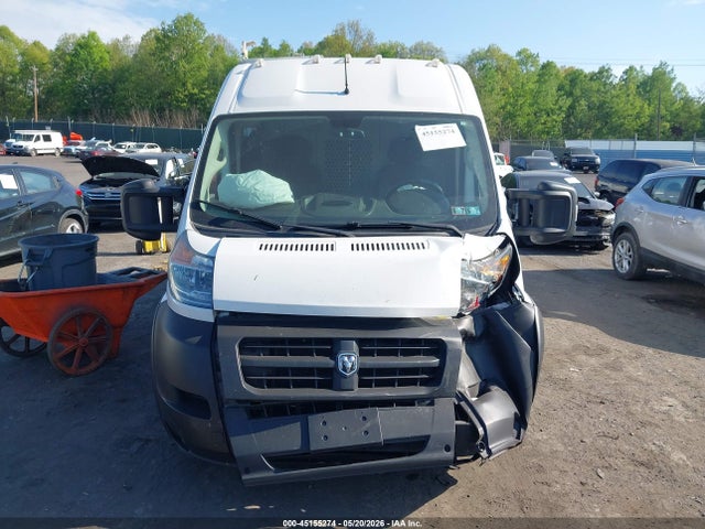 45155274 :رقم المزاد ، 3C6TRVDG3JE119815 vin ، 2018 Ram Promaster 2500 High Roof 159 Wb مزاد بيع