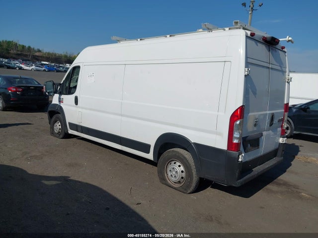 45155274 :رقم المزاد ، 3C6TRVDG3JE119815 vin ، 2018 Ram Promaster 2500 High Roof 159 Wb مزاد بيع