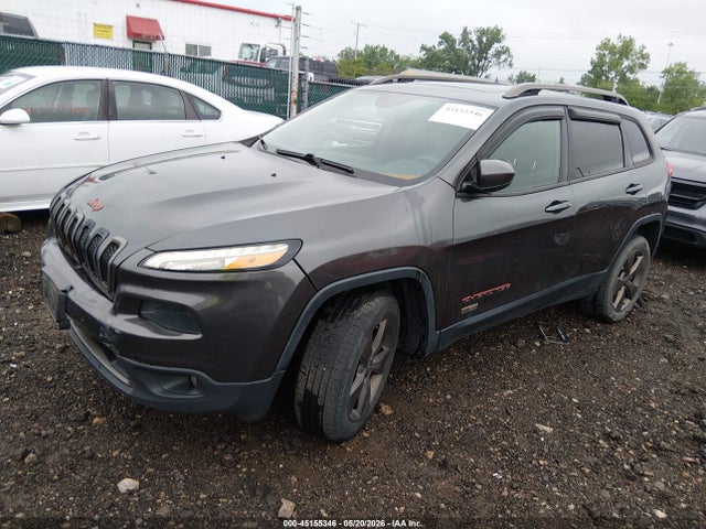 2016 Jeep Cherokee 75th Anniversary მანქანა იყიდება აუქციონზე, vin: 1C4PJMCB8GW309965, აუქციონის ნომერი: 45155346