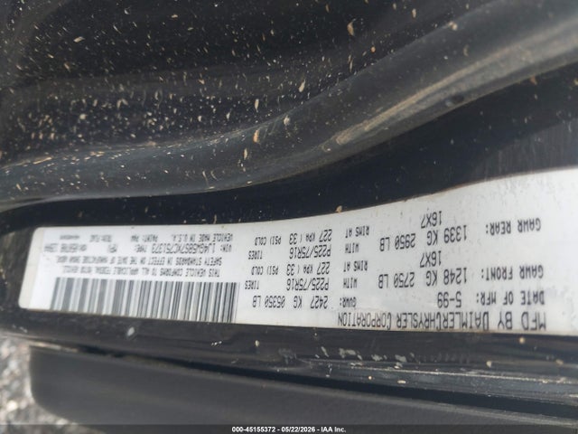 45155372 :رقم المزاد ، 1J4GW58S7XC751373 vin ، 1999 Jeep Grand Cherokee Laredo مزاد بيع