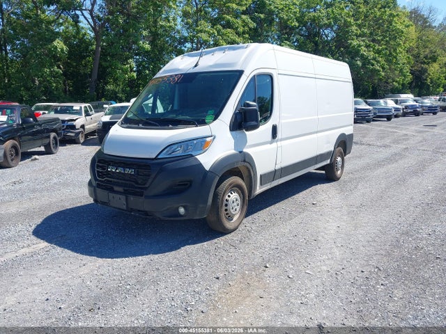 45155381 :رقم المزاد ، 3C6LRVDG0SE506999 vin ، 2025 Ram Promaster 2500 Tradesman High Roof 159 Wb W/pass Seat مزاد بيع