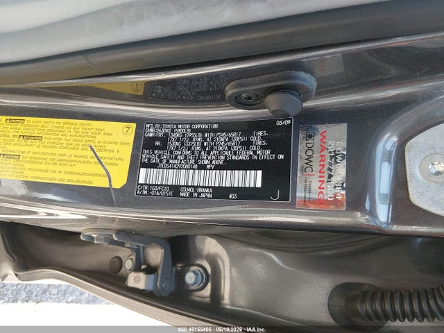Aukcja sprzedaży 2009 Toyota Highlander, vin: JTEDS41A292080148, numer aukcji: 45155405