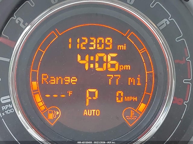 2013 Fiat 500 Pop მანქანა იყიდება აუქციონზე, vin: 3C3CFFAR3DT743020, აუქციონის ნომერი: 45155408