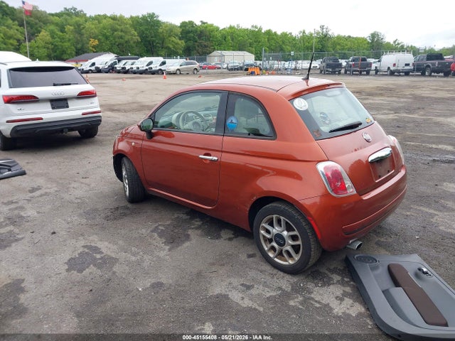 2013 Fiat 500 Pop მანქანა იყიდება აუქციონზე, vin: 3C3CFFAR3DT743020, აუქციონის ნომერი: 45155408