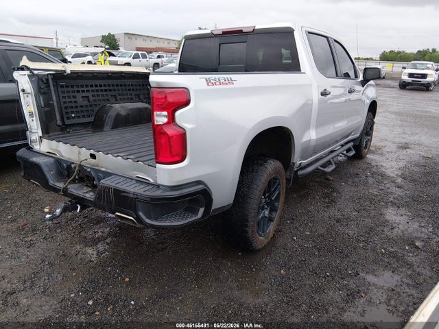 45155481 :رقم المزاد ، 3GCPYFED5MG385661 vin ، 2021 Chevrolet Silverado 1500 4wd  Short Bed Lt Trail Boss مزاد بيع