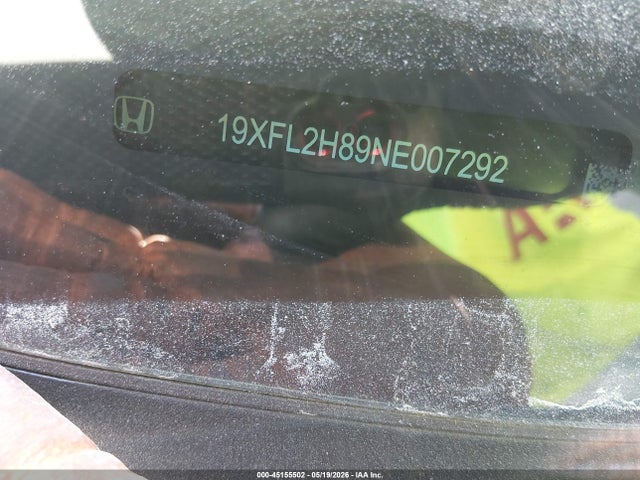45155502 :رقم المزاد ، 19XFL2H89NE007292 vin ، 2022 Honda Civic Sport مزاد بيع