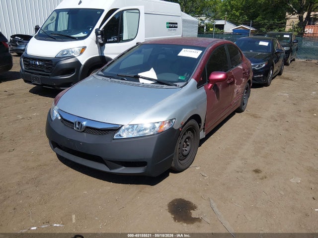45155521 :رقم المزاد ، 19XFA16509E014338 vin ، 2009 Honda Civic Lx مزاد بيع