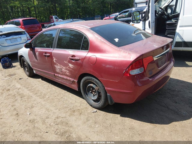 45155521 :رقم المزاد ، 19XFA16509E014338 vin ، 2009 Honda Civic Lx مزاد بيع