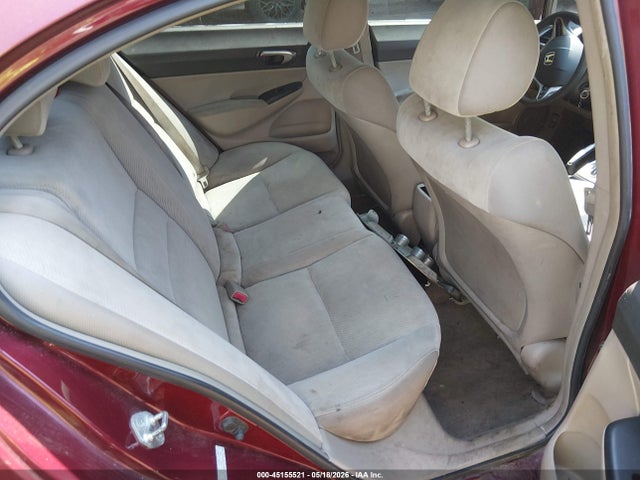 45155521 :رقم المزاد ، 19XFA16509E014338 vin ، 2009 Honda Civic Lx مزاد بيع