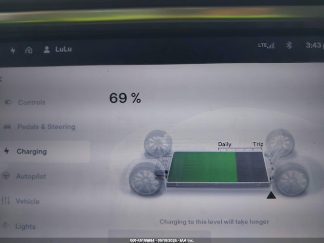 2015 Tesla Model S 70d/85d/p85d მანქანა იყიდება აუქციონზე, vin: 5YJSA1S29FF089913, აუქციონის ნომერი: 45155684