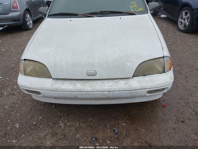 45155693 :رقم المزاد ، JG1MR3365MK616482 vin ، 1991 Geo Metro Lsi Sprint Cl مزاد بيع