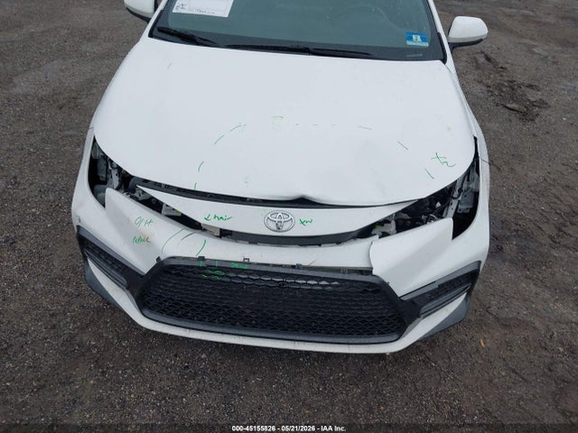 45155826 :رقم المزاد ، JTDT4RCE8LJ016894 vin ، 2020 Toyota Corolla Xse مزاد بيع