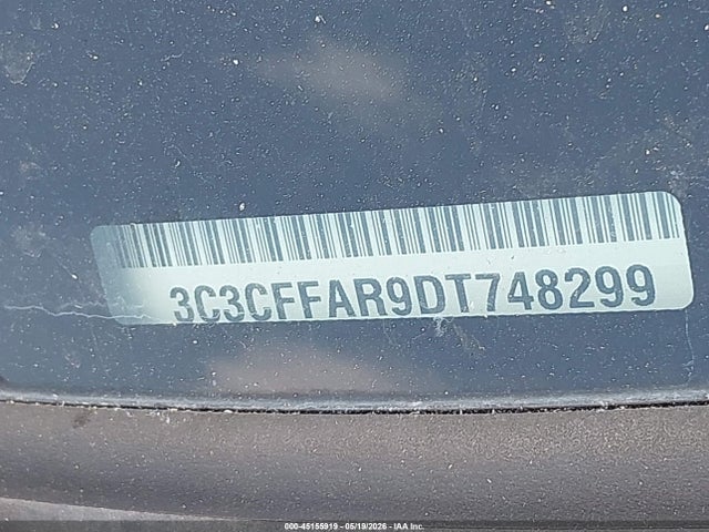 Продажа на аукционе авто 2013 Fiat 500 Pop, vin: 3C3CFFAR9DT748299, номер лота: 45155919