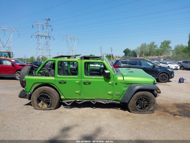Продаж на аукціоні авто 2018 Jeep Wrangler Unlimited Sport 4x4, vin: 1C4HJXDN9JW297198, номер лоту: 45156009