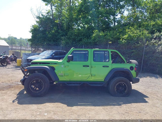 Продаж на аукціоні авто 2018 Jeep Wrangler Unlimited Sport 4x4, vin: 1C4HJXDN9JW297198, номер лоту: 45156009