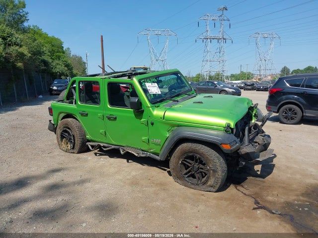 Продаж на аукціоні авто 2018 Jeep Wrangler Unlimited Sport 4x4, vin: 1C4HJXDN9JW297198, номер лоту: 45156009