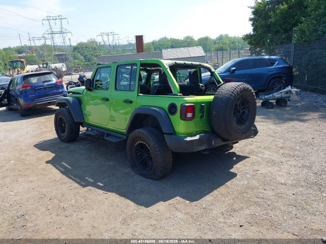 Продаж на аукціоні авто 2018 Jeep Wrangler Unlimited Sport 4x4, vin: 1C4HJXDN9JW297198, номер лоту: 45156009